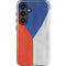 Czech Republic Flag Distressed Galaxy S25 Impact Case